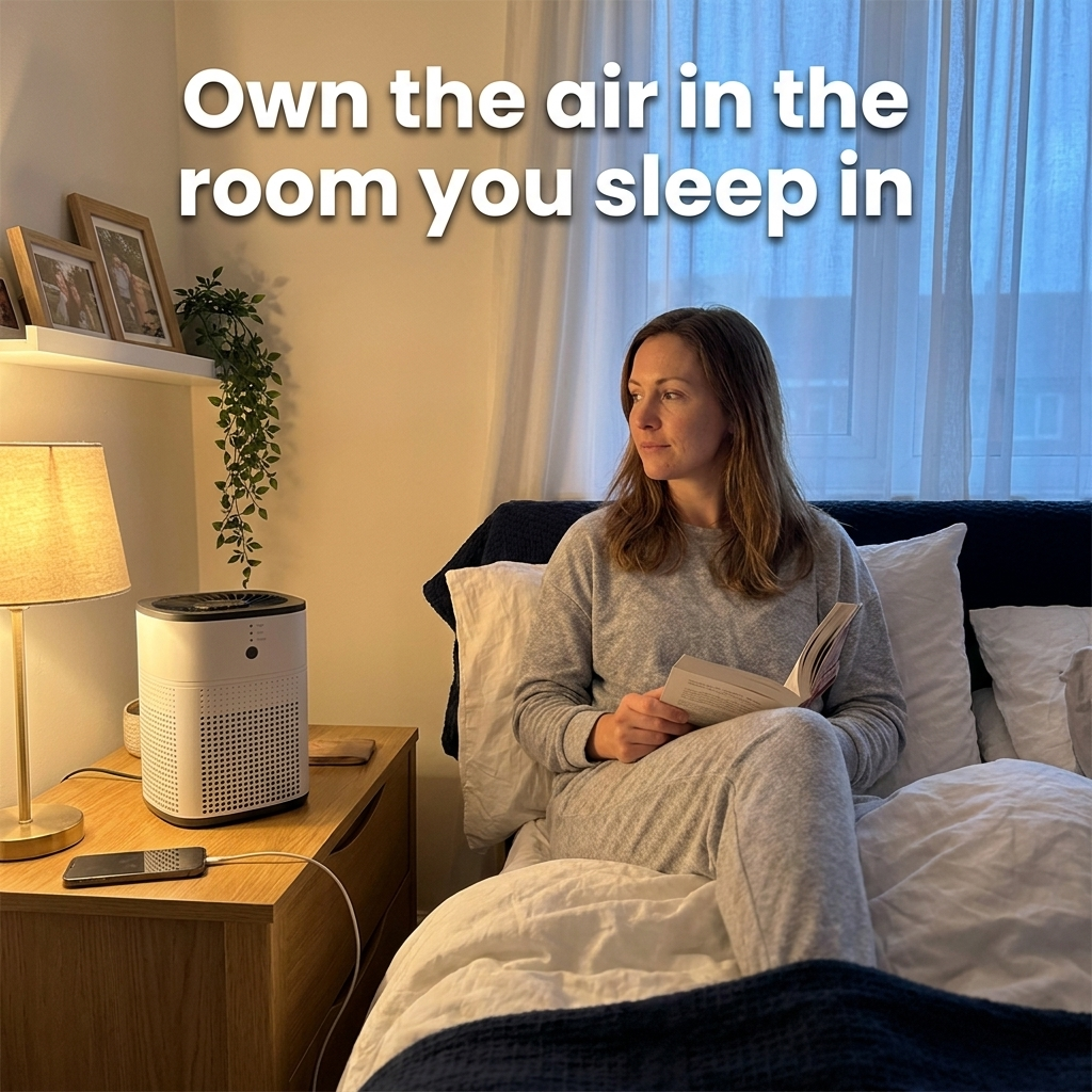 Air Purifier with Carbon Filter and Aroma Diffuser