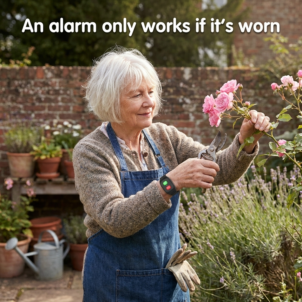 SOS Watch for Elderly with GPS Location, No Subscription