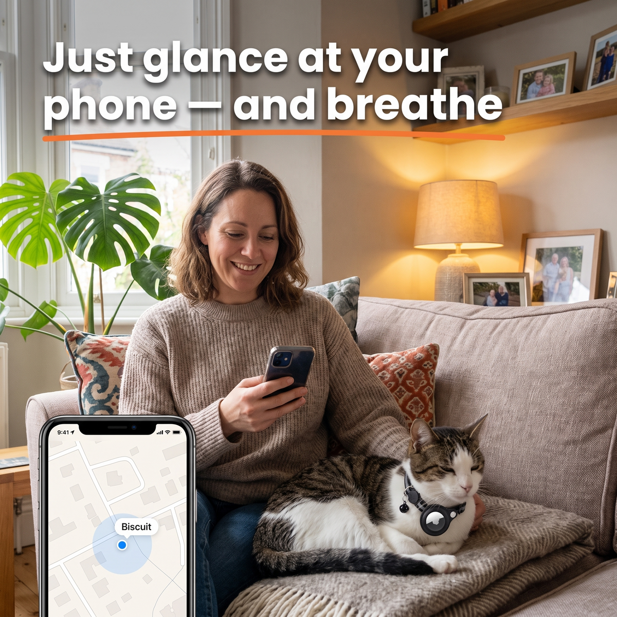 GPS Cat Tracker for Collars, No Subscription