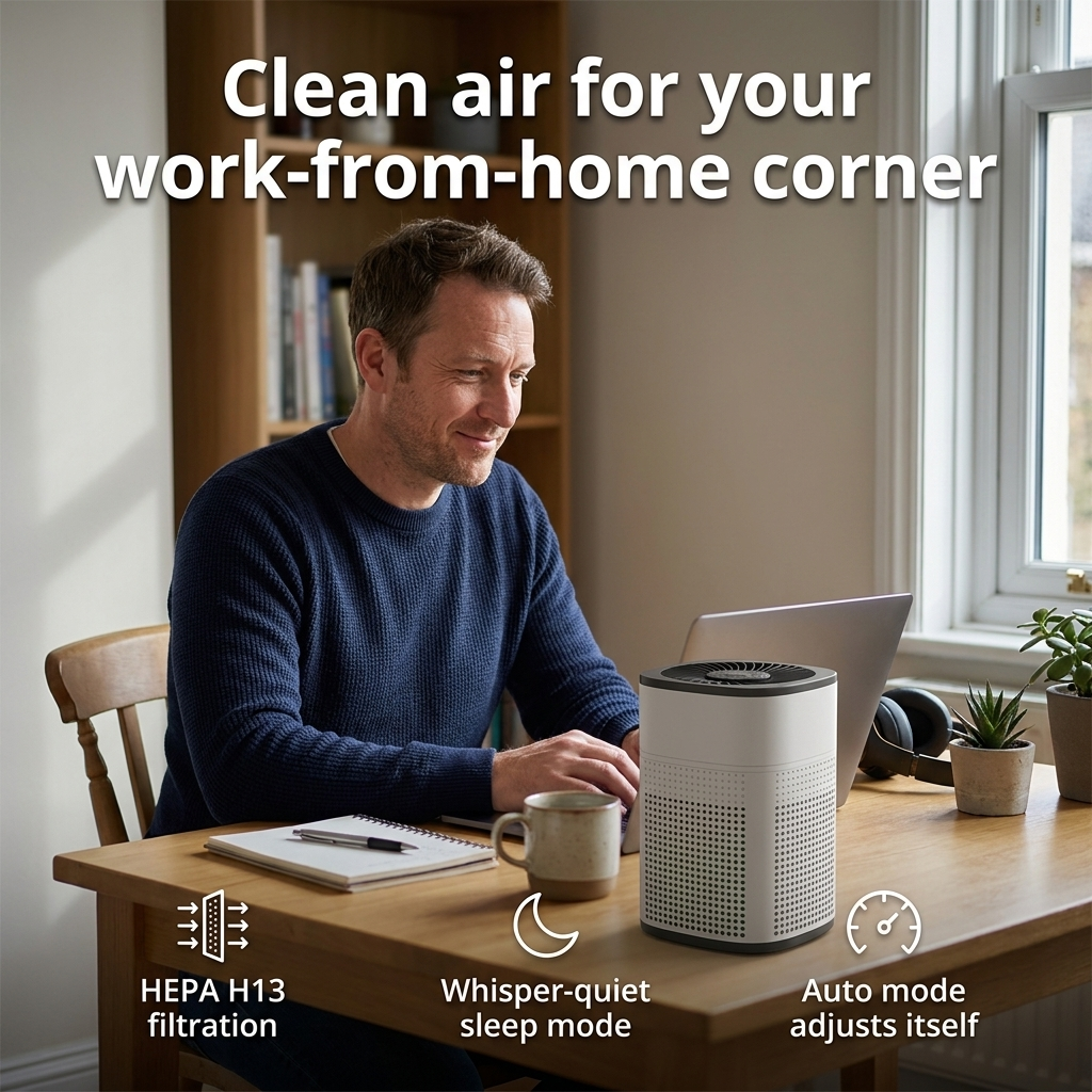 Air Purifier with Carbon Filter and Aroma Diffuser