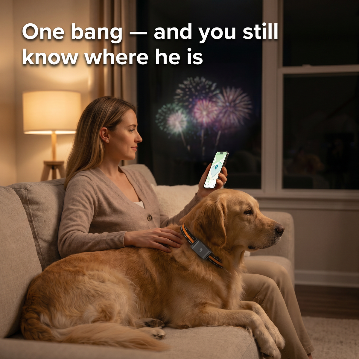 GPS Dog Tracker for Collars, No Subscription