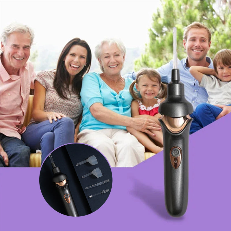 Electric Ear Cleaner with Five Silicone Tips