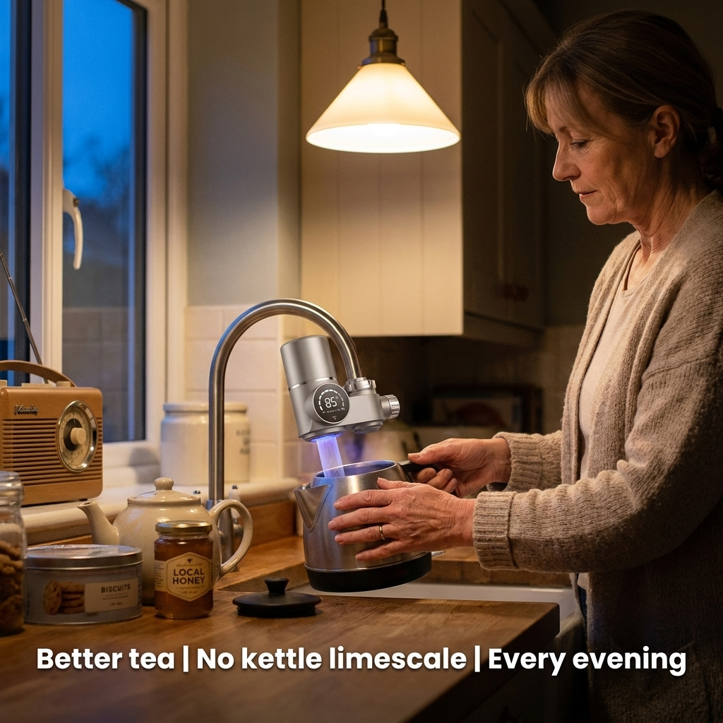 Tap Water Filter for Kitchen Taps with Change Indicator