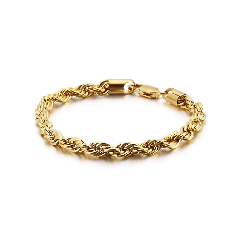 Women's Gold-Tone Rope Chain Bracelet