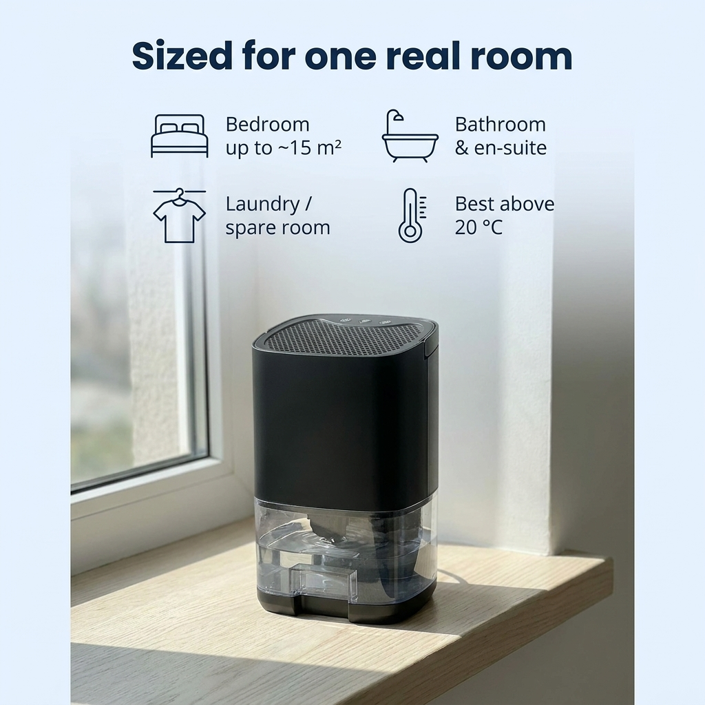 Small Room Dehumidifier for Damp and Condensation