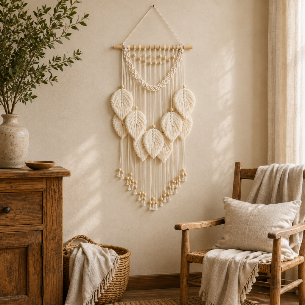Woven Wall Hanging, Textured Wall Decor