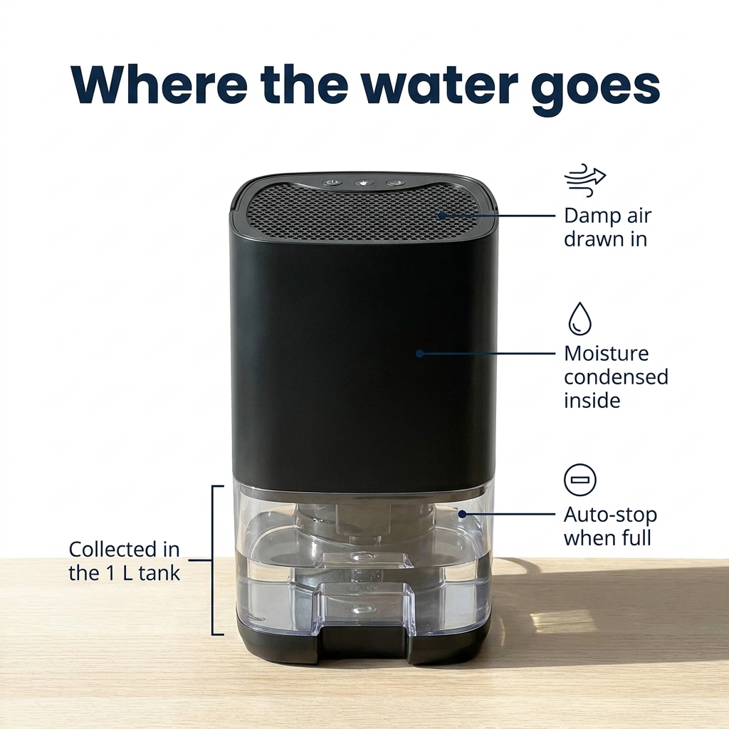 Small Room Dehumidifier for Damp and Condensation