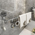 Suction Cup Towel Rail, Adjustable No-Drill Rail