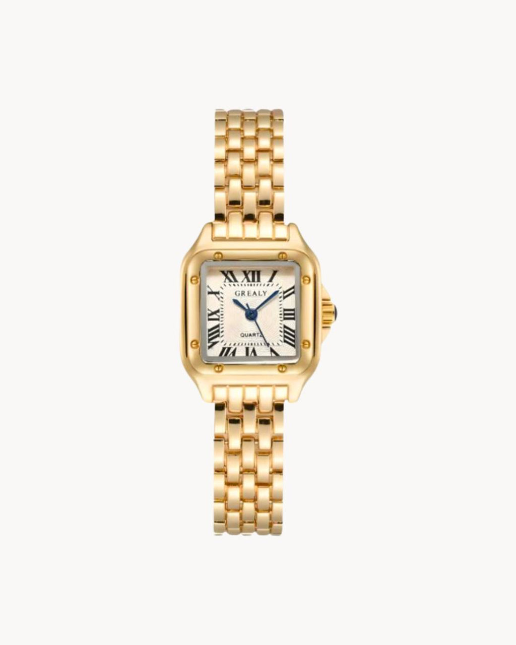 Women's Square Watch with Roman Numeral Dial