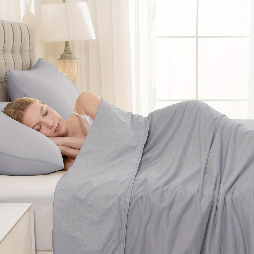 Lightweight Cooling Bed Blanket in Five Colors