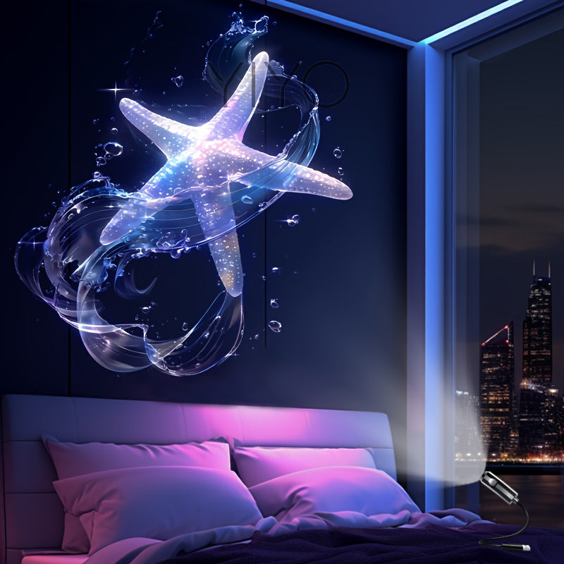 USB Projector Night Light with Interchangeable Designs