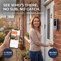 Wireless Video Doorbell with Camera, 1080p Two-Way Audio