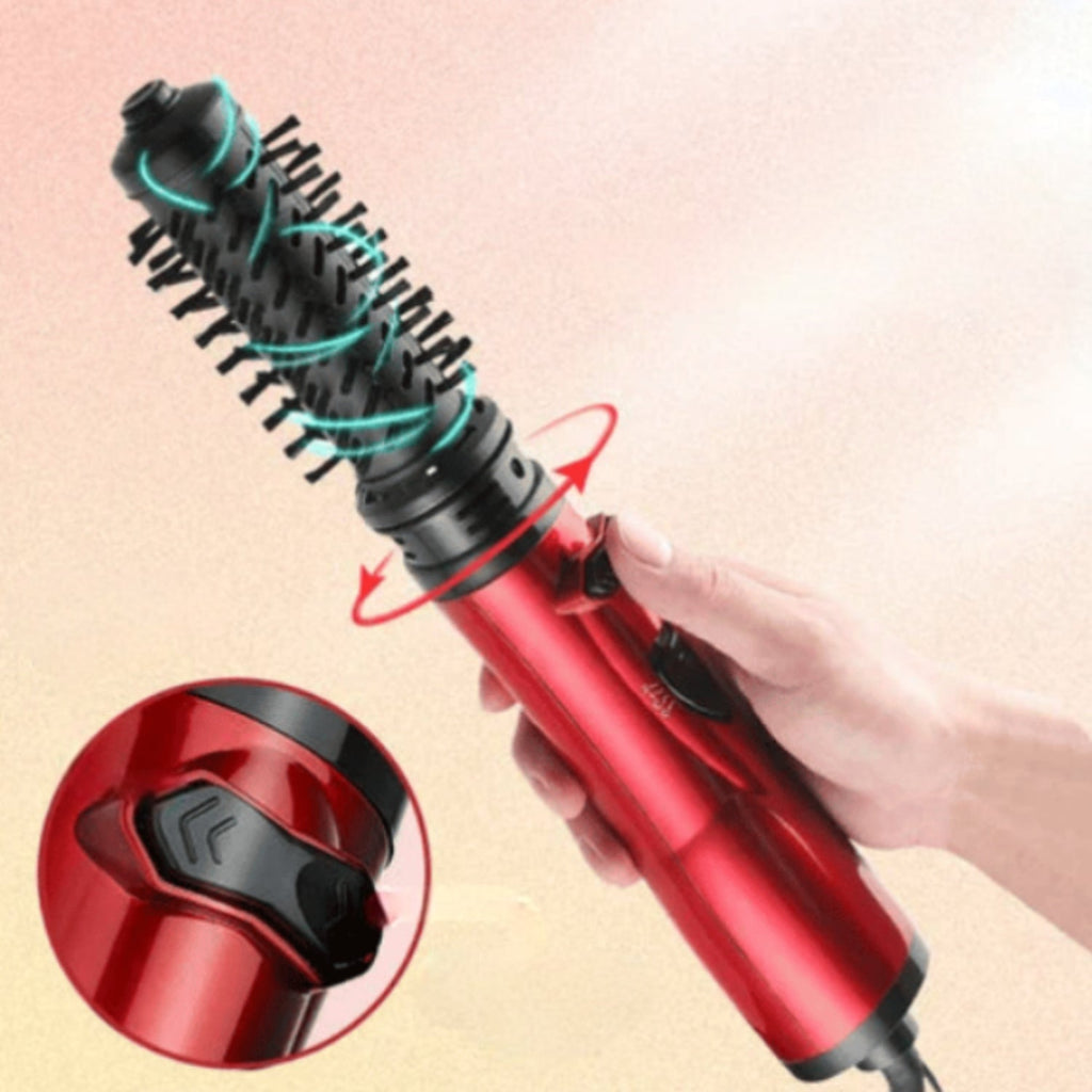 Rotating Hot Air Brush with Two Brush Heads