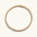 Women's Gold-Tone Crystal-Style Tennis Bracelet