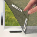 Magnetic Cut-to-Fit Window Screen with Adhesive Mounting