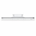 Under cabinet light with touch controls and a slim, elongated design