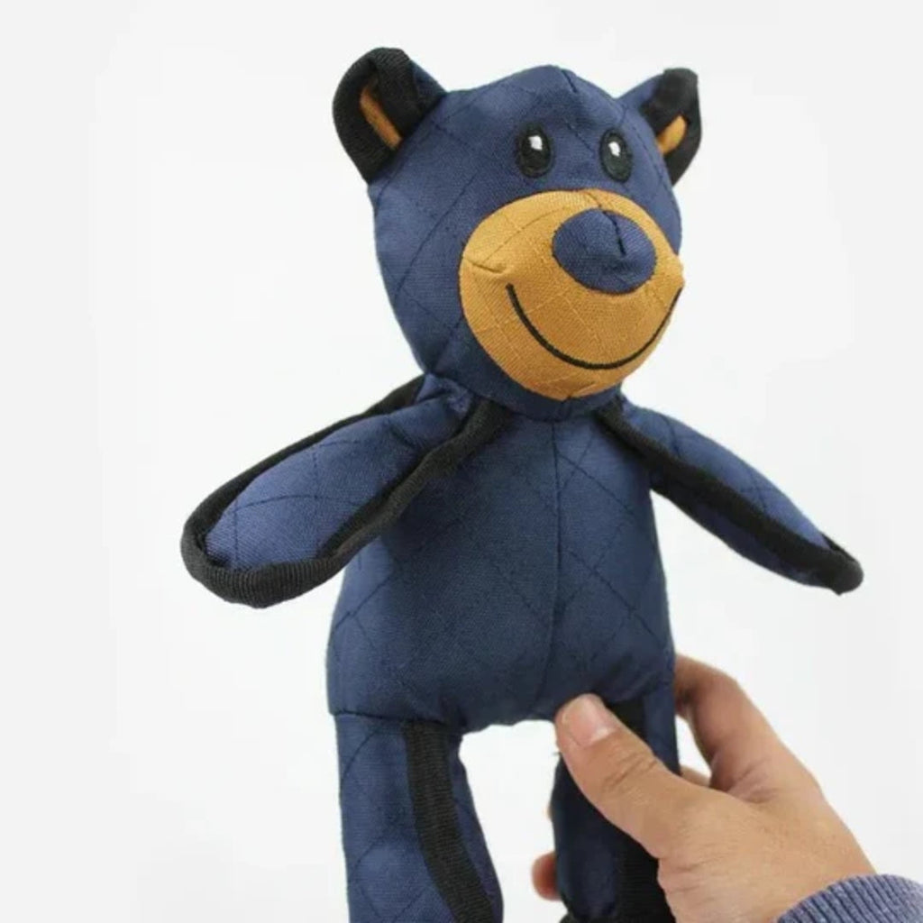 Bear-Shaped Dog Chew Toy for Fetch, Tug and Play