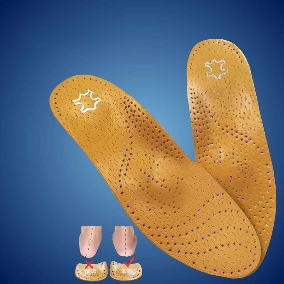 Full-Length Cushioned Insoles with Perforated Surface