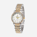 Women's Two-Tone Watch with Crystal-Style Bezel
