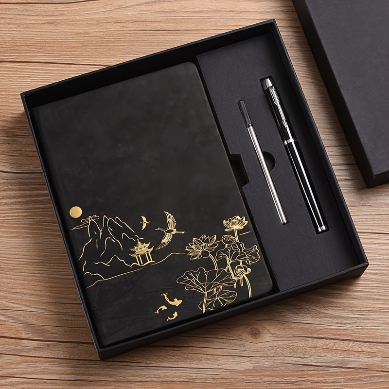A5 Faux Leather Notebook with Gift Box Set Option