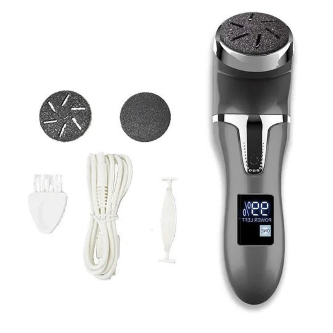 Rechargeable Electric Foot File with Digital Display