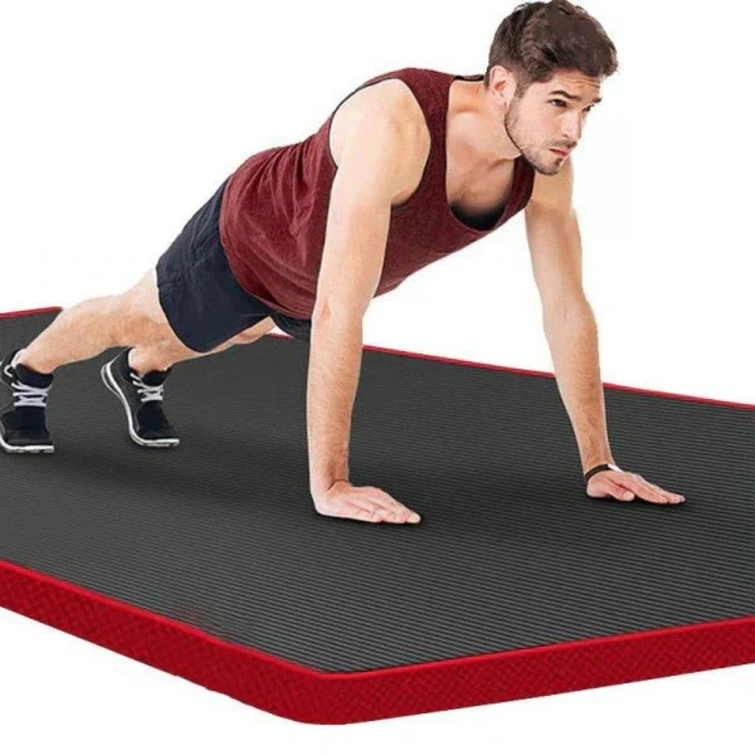 Non-Slip Exercise Mat in 10 mm or 15 mm Thickness