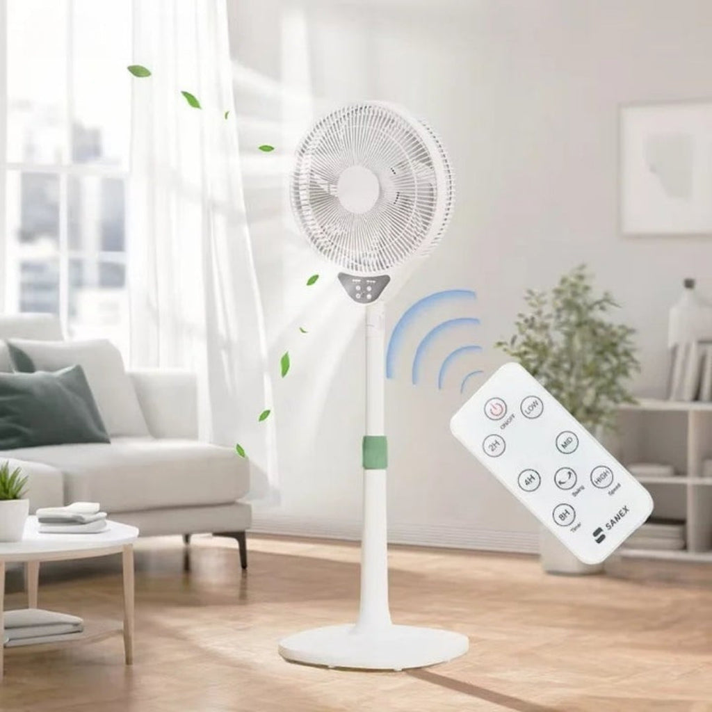 Adjustable Standing Fan with Remote Control