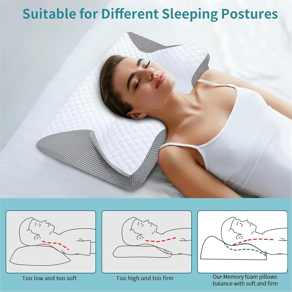 Contoured Butterfly Pillow