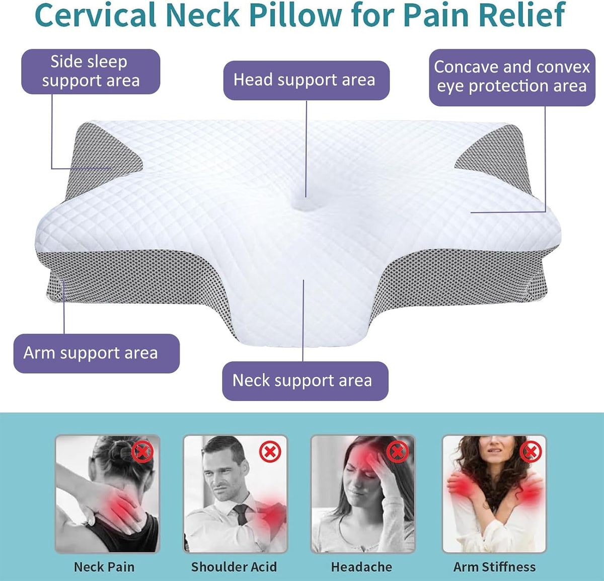 Contoured Butterfly Pillow