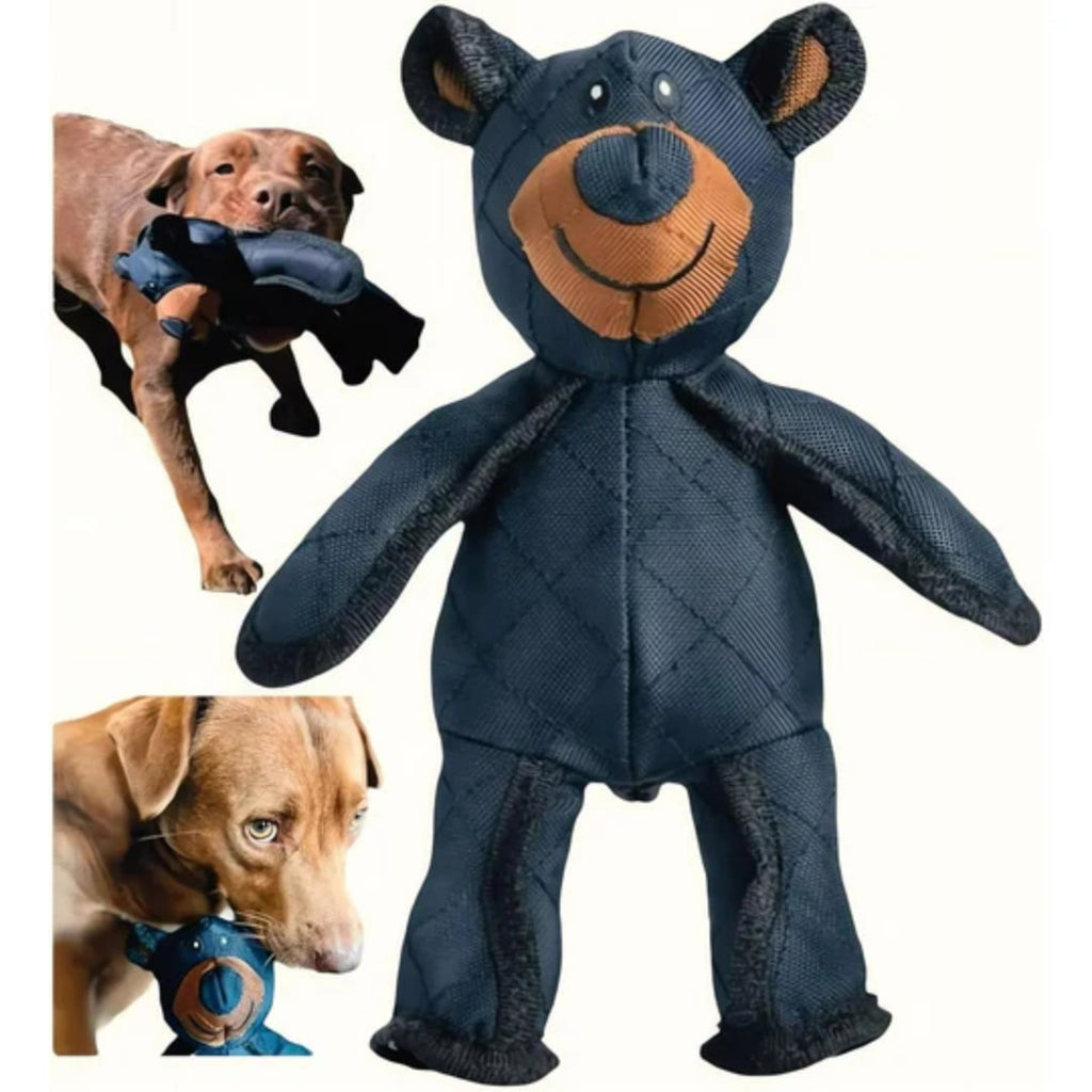 Bear-Shaped Dog Chew Toy for Fetch, Tug and Play