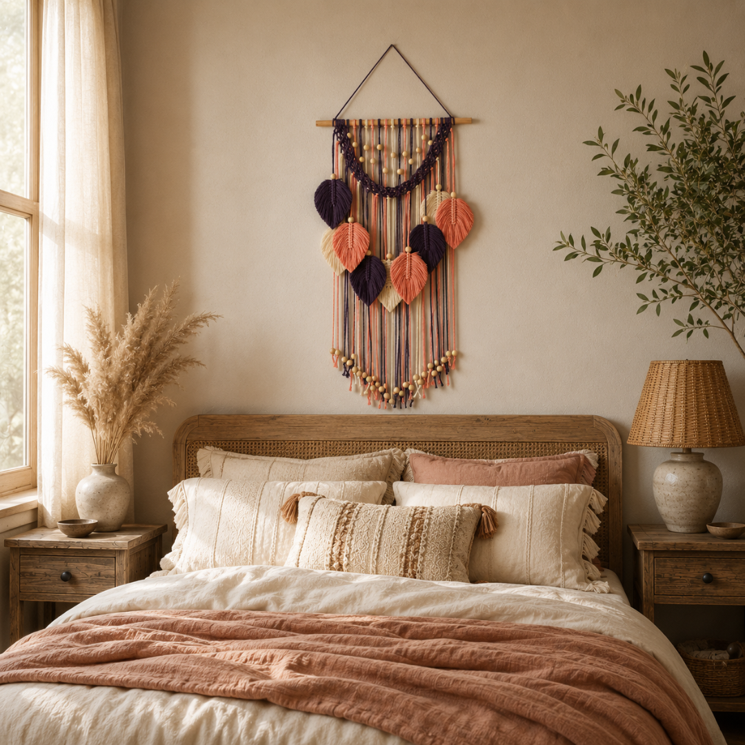 Woven Wall Hanging, Textured Wall Decor