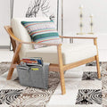 Slim Bedside Table with Shelf, Narrow Unit