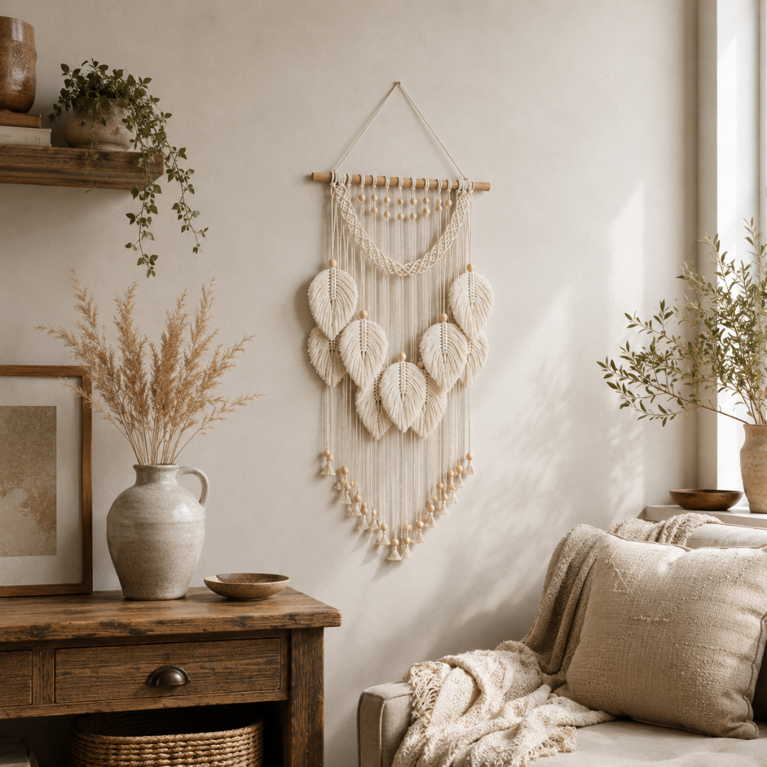 Woven Wall Hanging, Textured Wall Decor