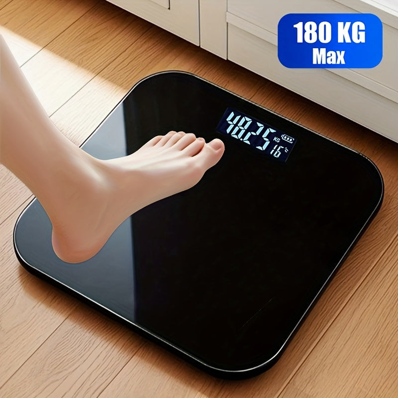 Digital Bathroom Scale with LED Display – 180 kg
