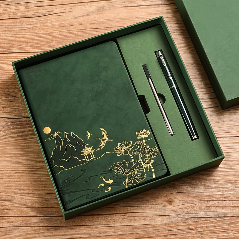 A5 Faux Leather Notebook with Gift Box Set Option