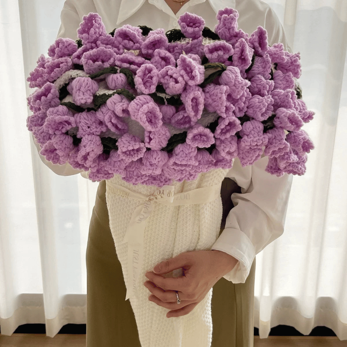 Flower Bouquet Blanket, Gift Wrapped as Flowers