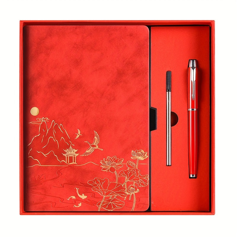 A5 Faux Leather Notebook with Gift Box Set Option