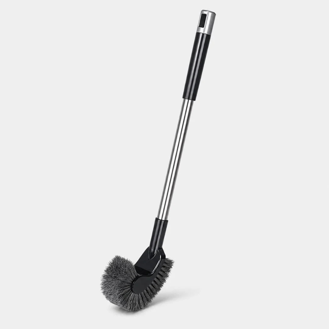 Curved Under-Rim Toilet Brush with Holder