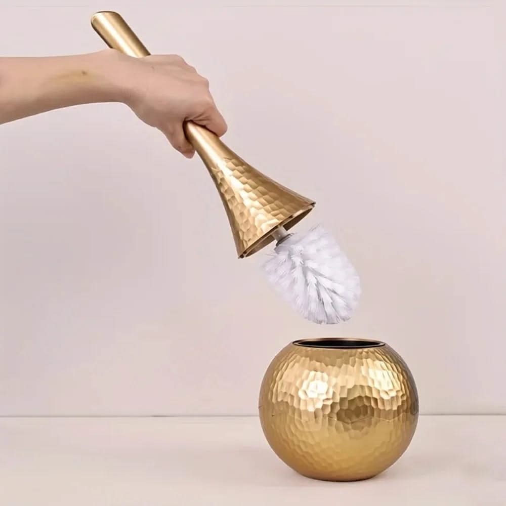 Sculpted Toilet Brush and Holder