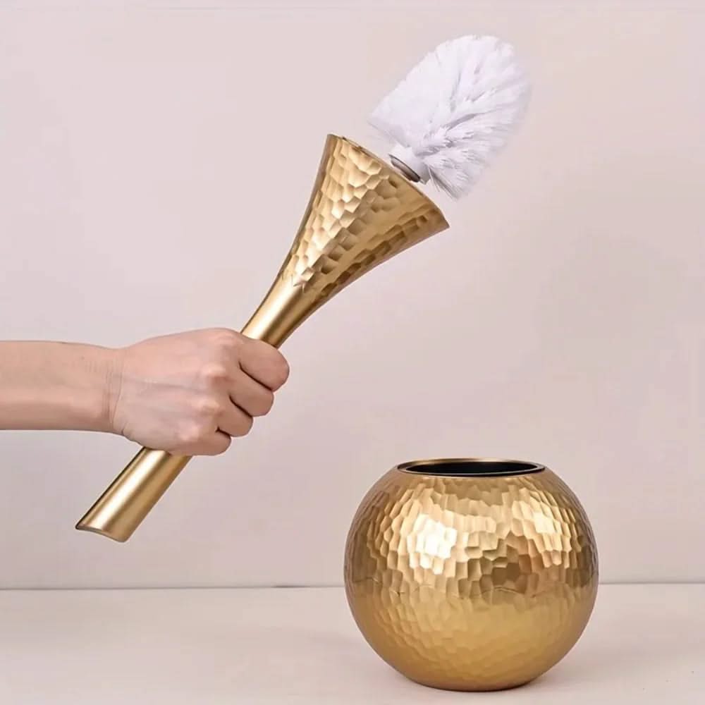 Sculpted Toilet Brush and Holder