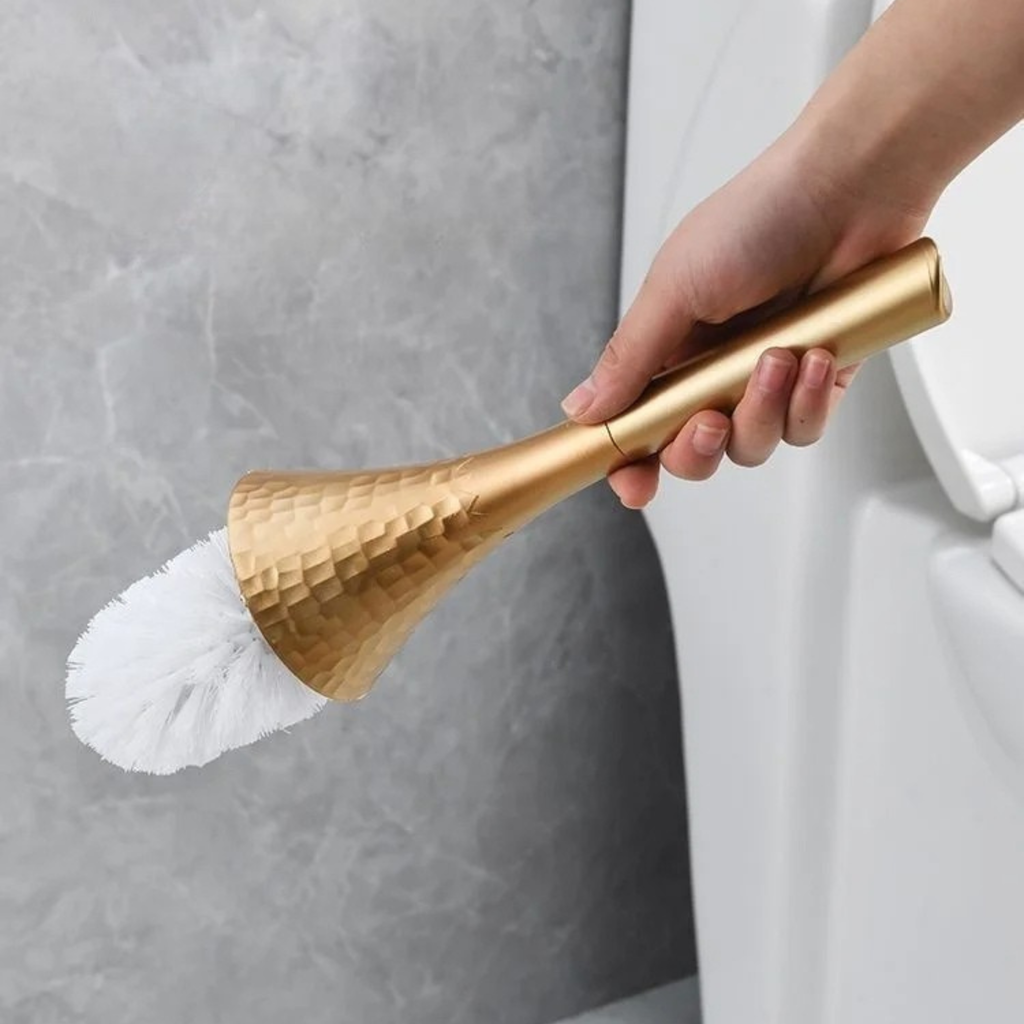 Sculpted Toilet Brush and Holder