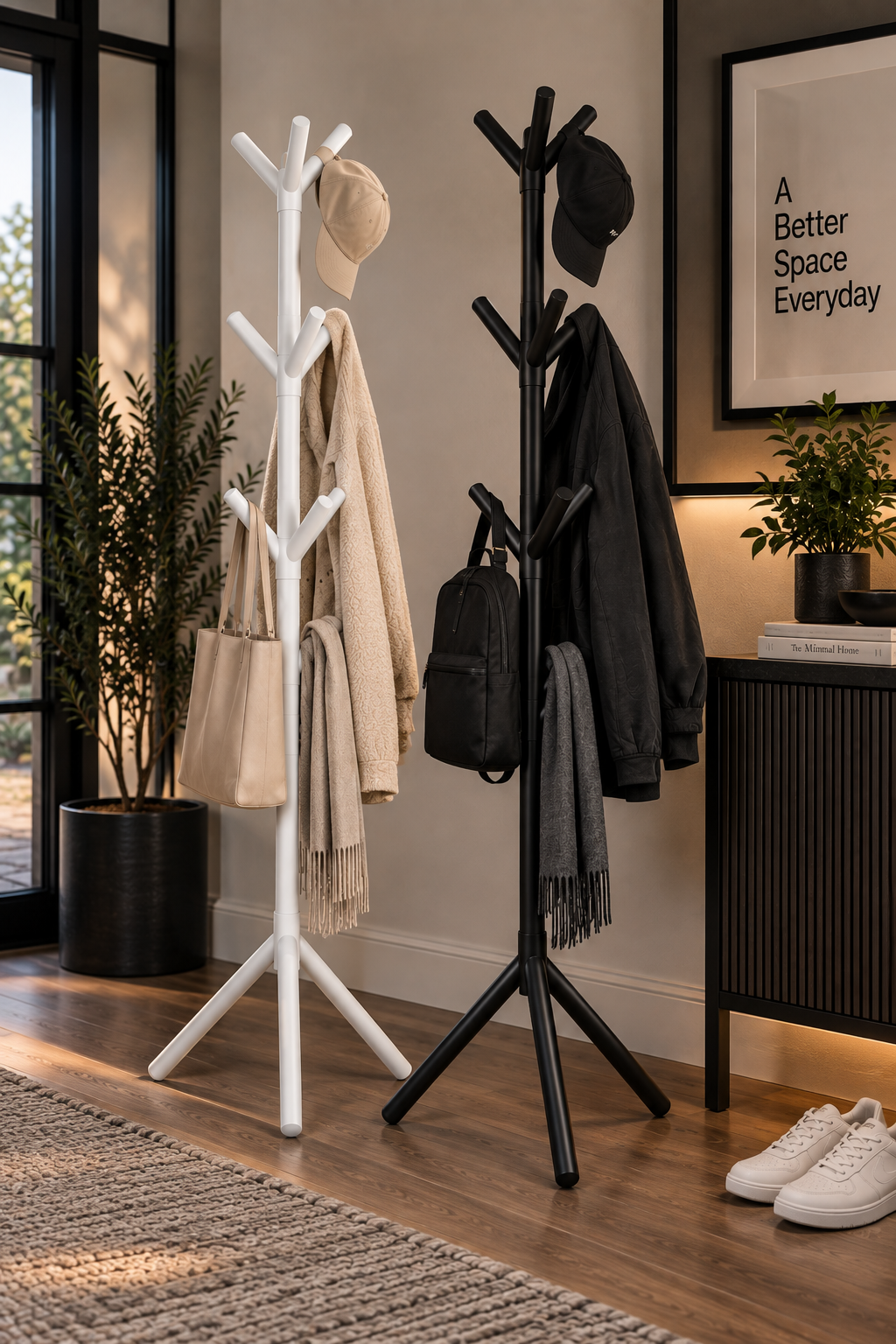 Freestanding Tree Coat Rack