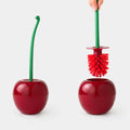 Cherry Toilet Brush and Holder, Three Colours
