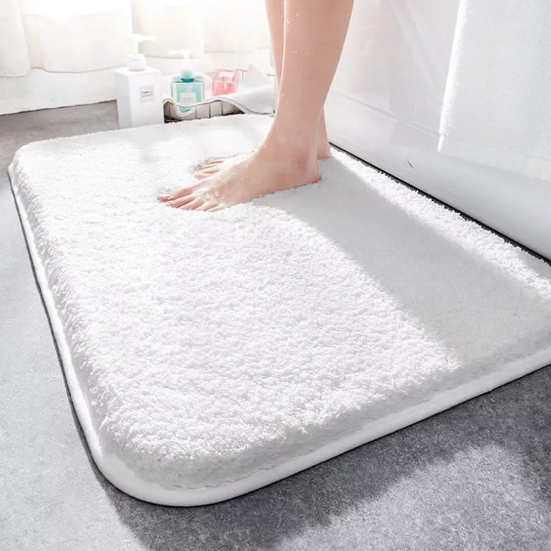 Thick Plush Bath Mat, Four Colours