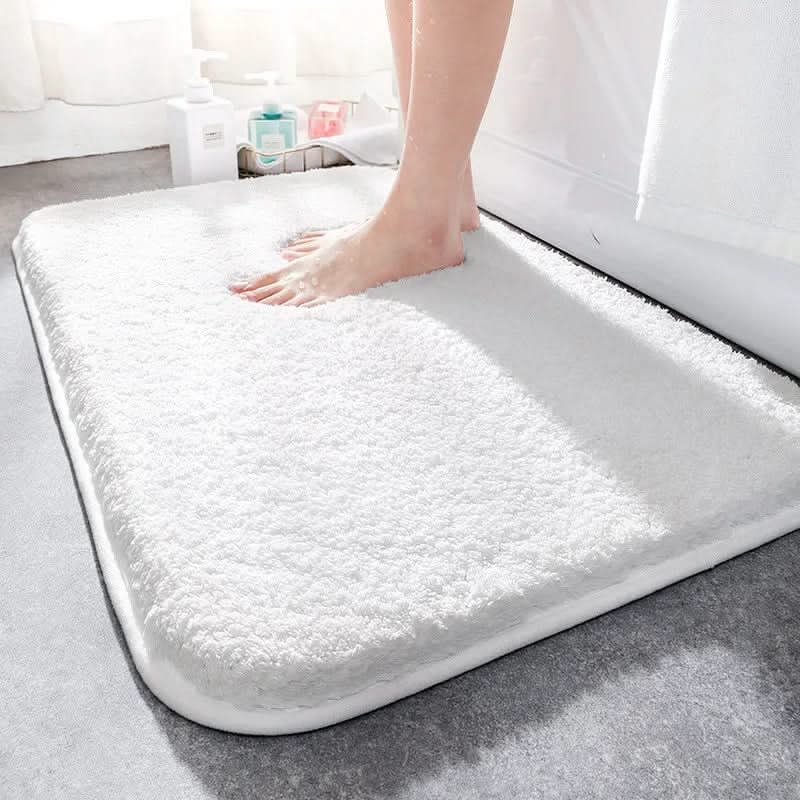 Thick Plush Bath Mat, Four Colours