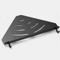 Black Corner Bathroom Shelf, Wall Mounted