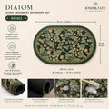 Diatomite Stone Bath Mat, Fast Drying