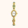 Women's Jewelry-Inspired Watch with Stone Accents