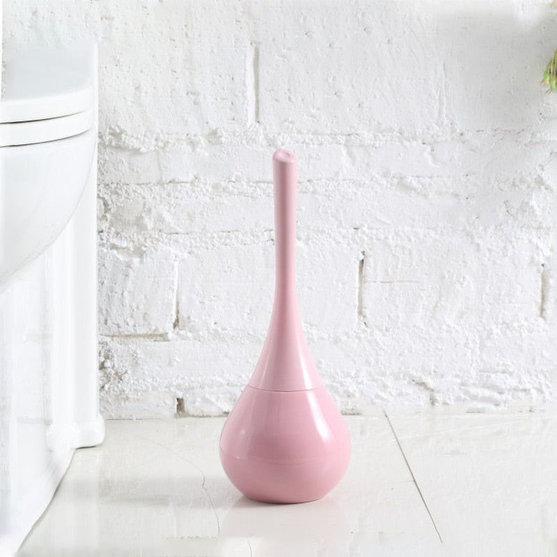Freestanding Toilet Brush with Enclosed Holder