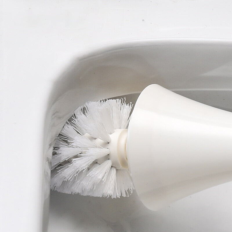 Freestanding Toilet Brush with Enclosed Holder